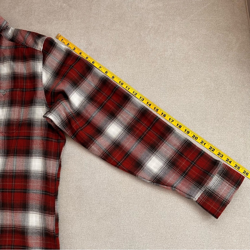 SOLD Kuhl Law Flannel Button Down. XXL. Red/White Plaid. - Picture 8 of 11